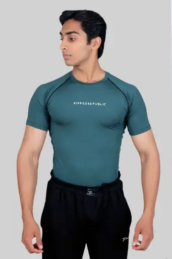 Dark Green Compression T-Shirt