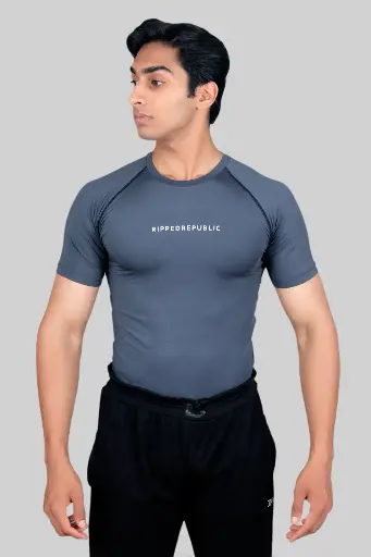 Gray Compression T shirt